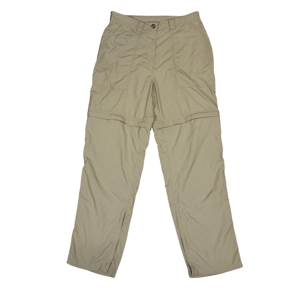 ExOfficio Insect Shield Convertible Hiking Pants Khaki Womens Medium 10-12 31x31